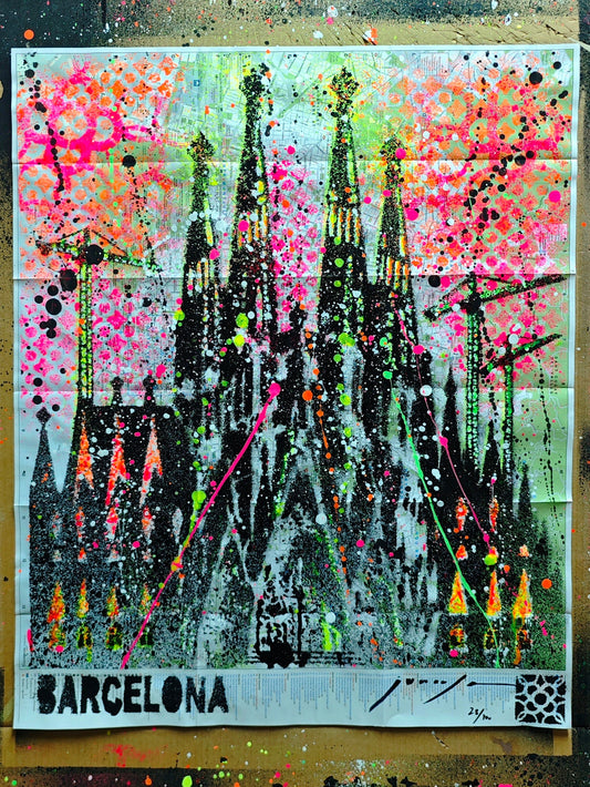 PLANO FACHADA SAGRADA FAMÍLIA