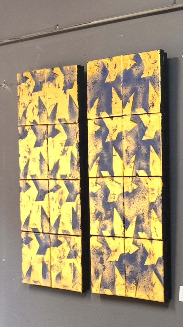 Paviment fulles Diagonal